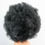 Miniature : Perruque afro et bouclée pour femme - Noire