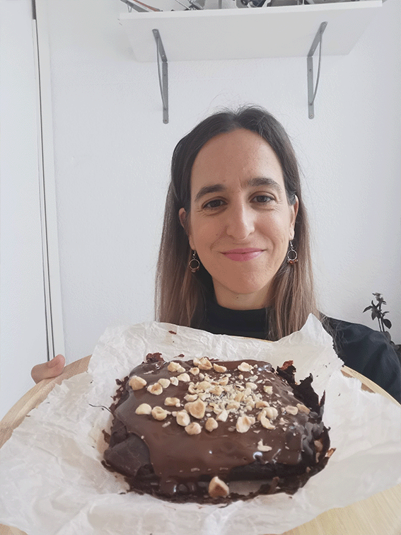 🍫BROWNIE FERRERO ROCHER SIN HARINAS, SIN HUEVOS, SIN LACTEOS Y SIN HORNO🍫