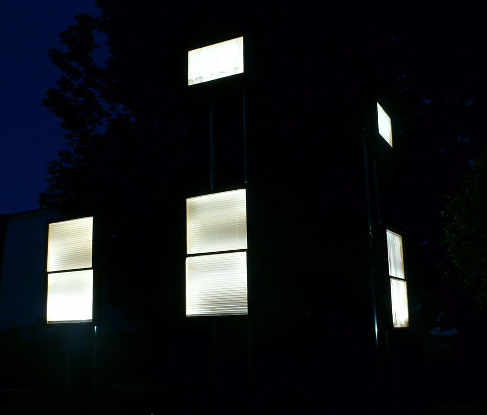 House at Night (Five Windows)