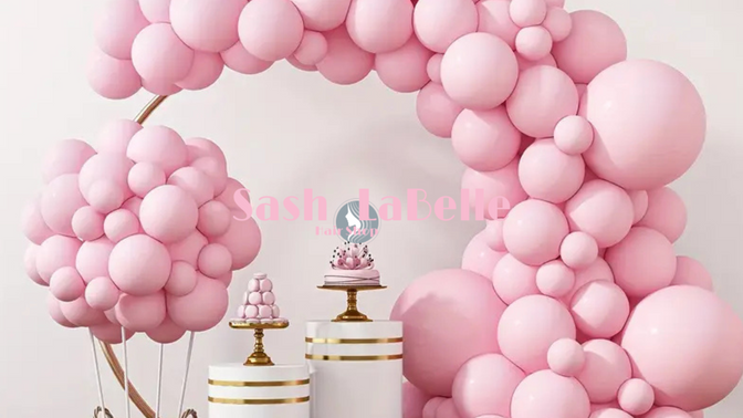 A Warm Pink Birthday Setting exudes a cozy, inviting, and cheerful atmosphere, perfect for creating a joyful celebration filled with love and happiness.