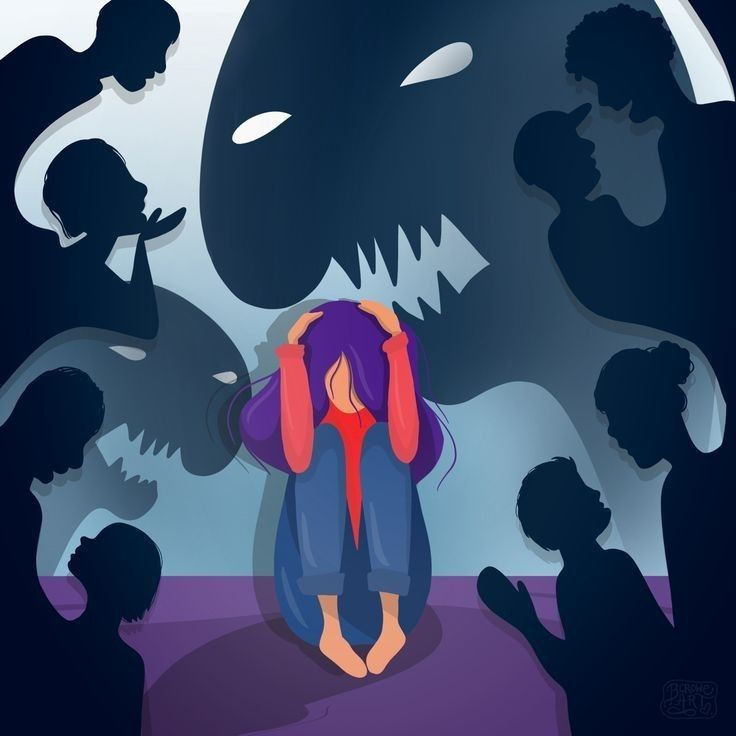 Caught in the shadows of judgment, social anxiety is the overwhelming force that turns whispers into roars, leaving one feeling isolated in a crowded room.