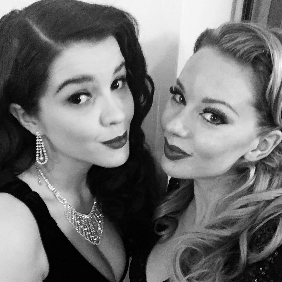 Scarlet Luxe & Heather Valentine Pin Up Model Finalist at the National Vintage Awards July 2015