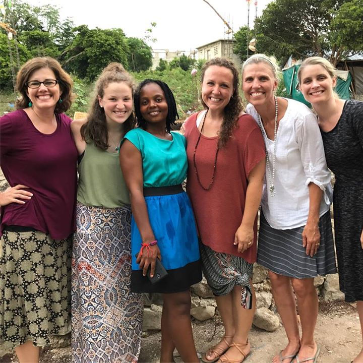My team and Rose after the Women's Bible Study.