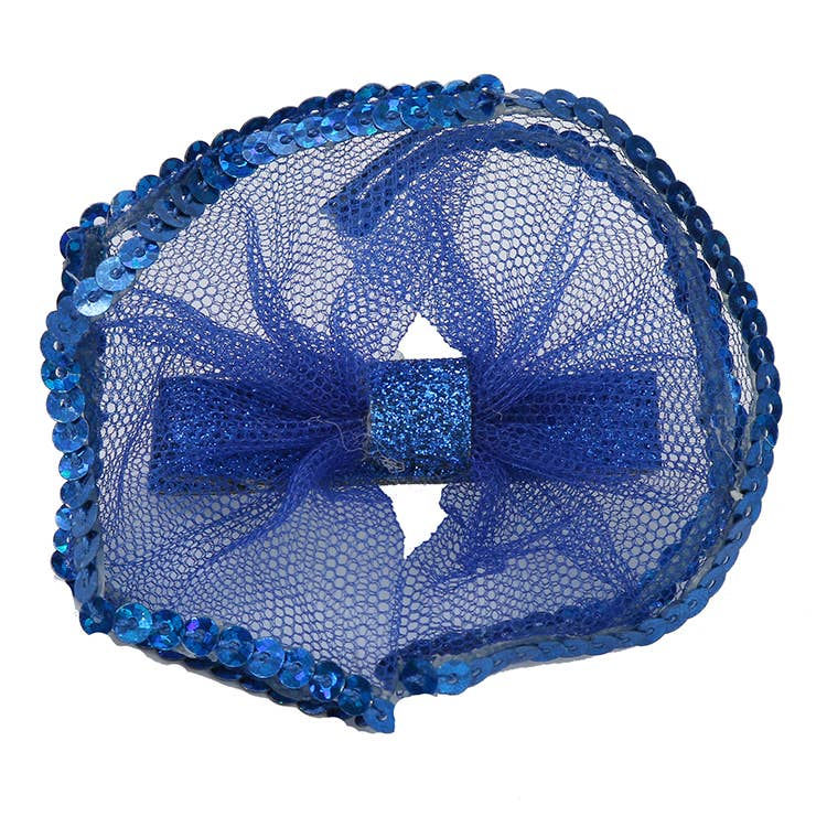 Thumbnail: Sequin Tulle Bow Clip WS