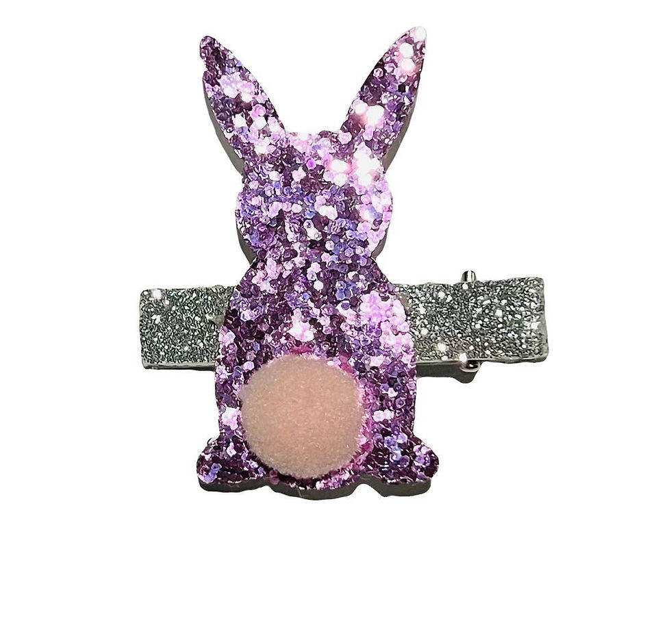 Thumbnail: Glitter Bunny Clips WS