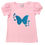 Thumbnail: Turquoise Butterfly Puff Sleeve Tee WS