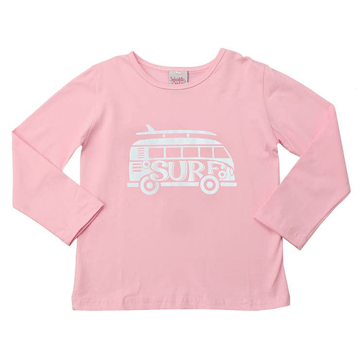 Surf Long Sleeve Tee - Pink WS