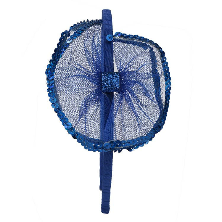 Thumbnail: Sequin Tulle Bow Headband WS