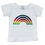 Thumbnail: Rainbow with Clouds short sleeve T WS