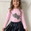 Thumbnail: Silver Leopard Heart long Sleeve WS