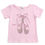 Thumbnail: Pink Studded Ballet Slippers on Short Sleeve Tee WS