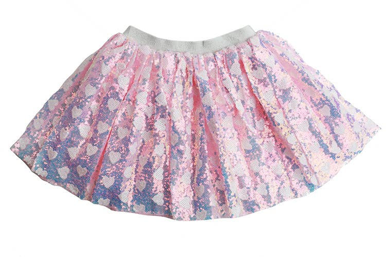 Pink Sparkle Heart Tutu WS