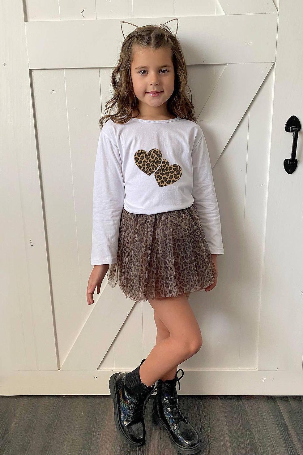 Thumbnail: Leopard Heart long Sleeve WS