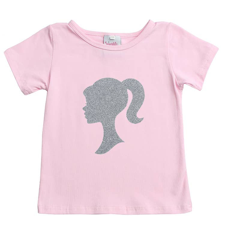 Silver Girl Silhouette Short Sleeve Tee WS
