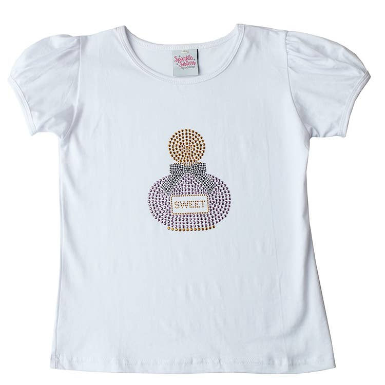 Perfume Bottle Puff Sleeve Tee WS