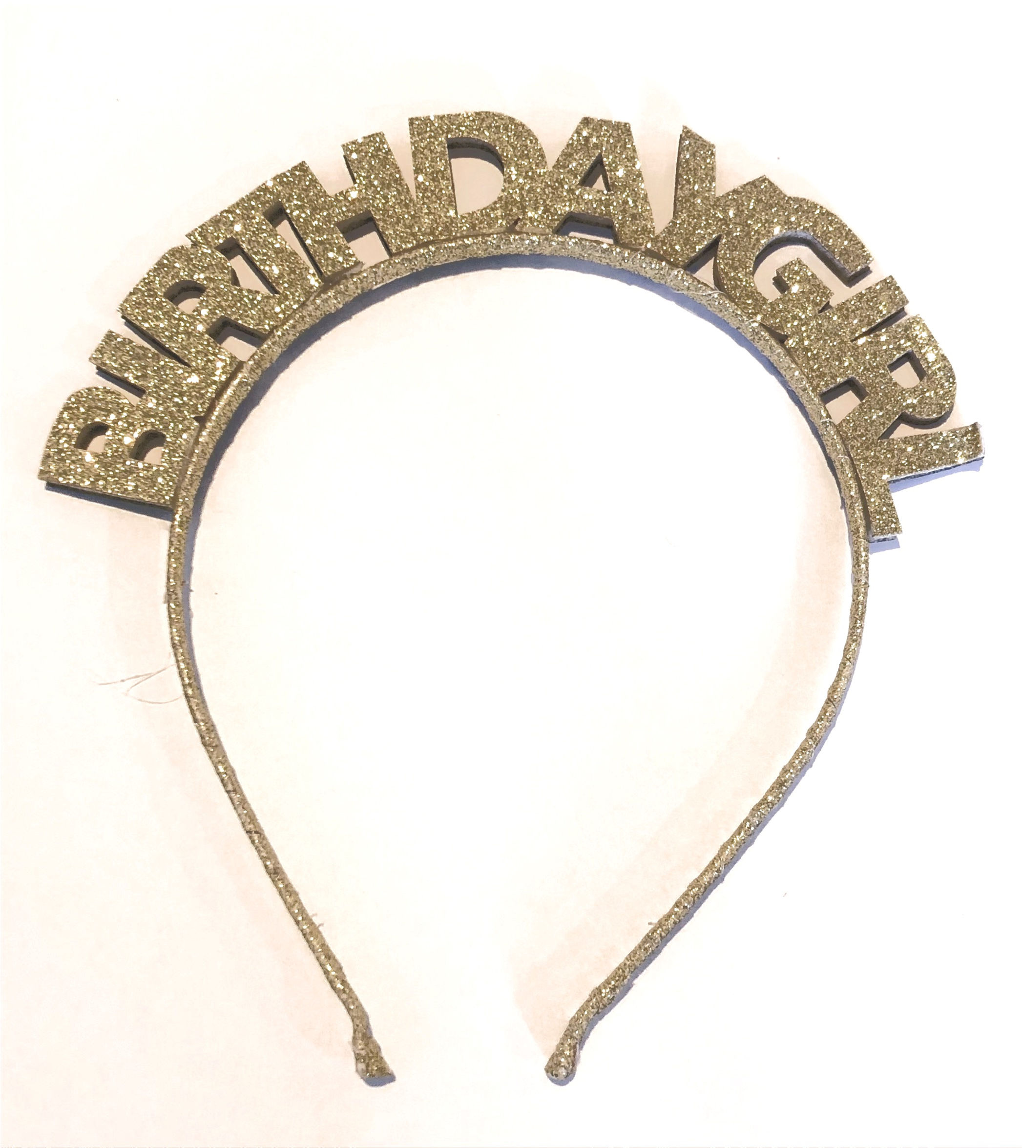 Glitter Birthday Girl Headband