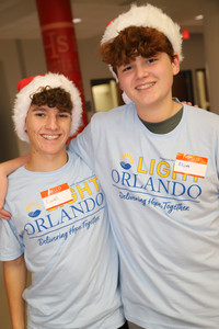 Orlando area volunteers gather for the fifth annual Light Orlando Community Christmas Project 