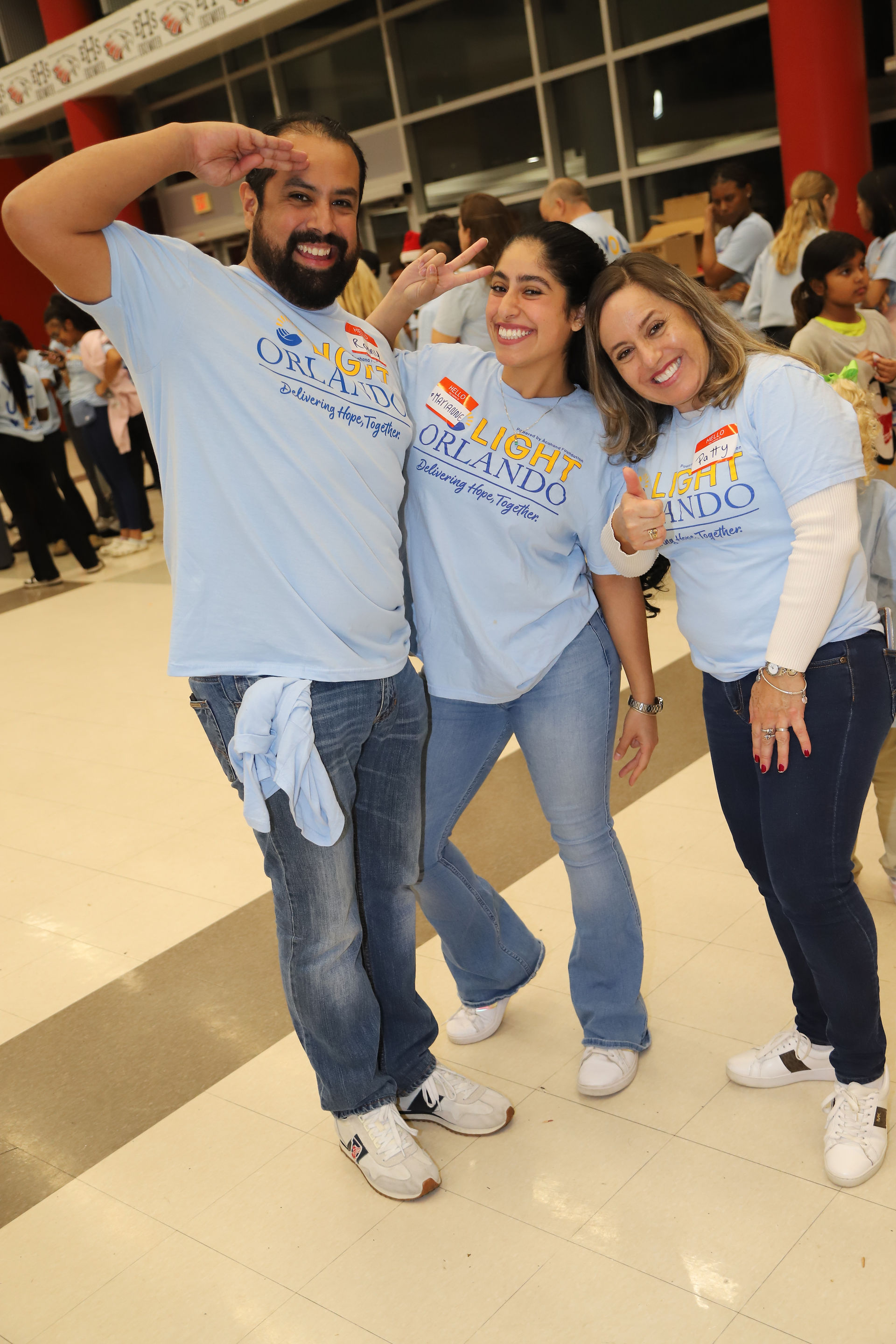 Orlando area volunteers gather for the fifth annual Light Orlando Community Christmas Project 