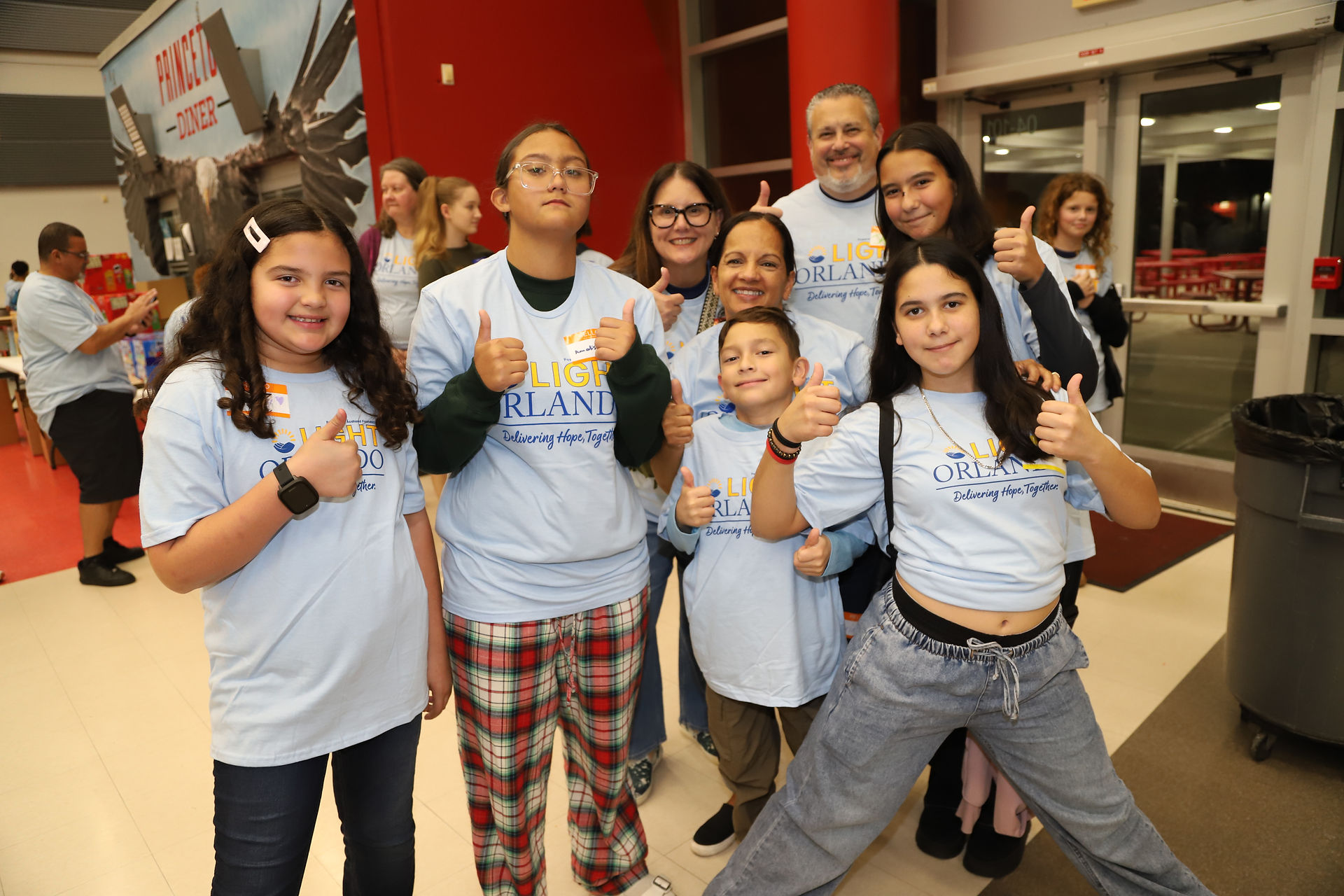 Orlando area volunteers gather for the fifth annual Light Orlando Community Christmas Project 