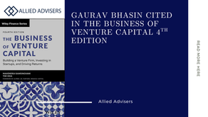 Gaurav Bhasin Cited in The Business of Venture Capital 4th Edition
