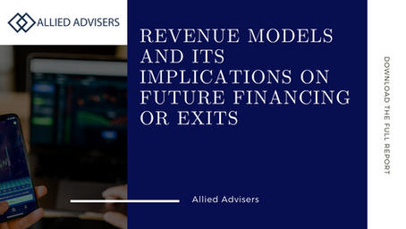 Revenue Models and its Implications on Future Financing or Exits