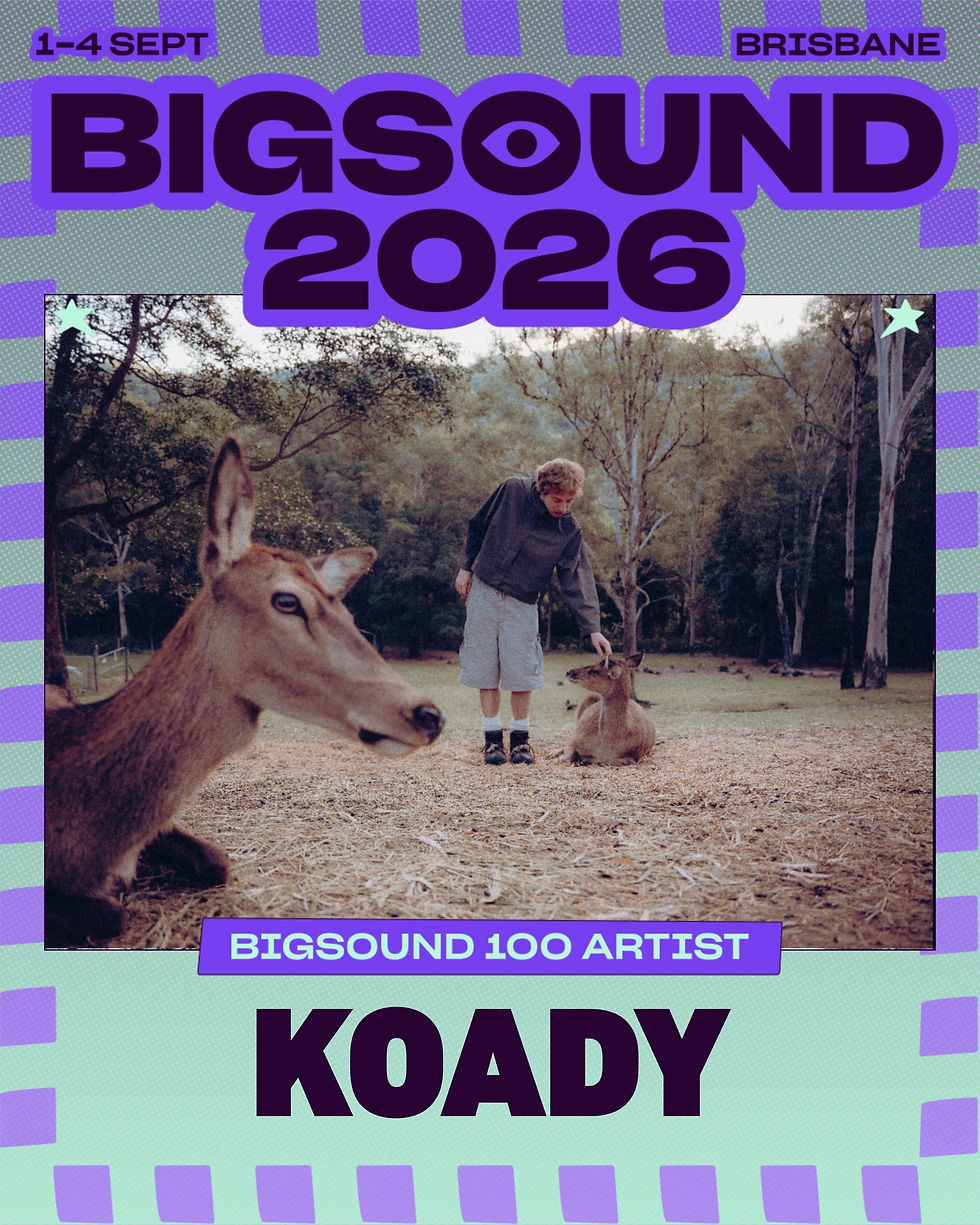 BIGSOUND artist poster | Photo credit: Kelsey Doyle