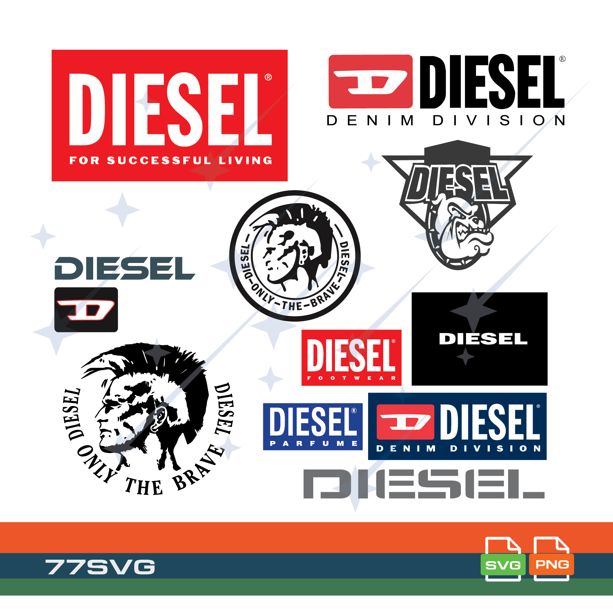 DIESELSVG - DIESEL PNG - DIESEL JEANS SVG