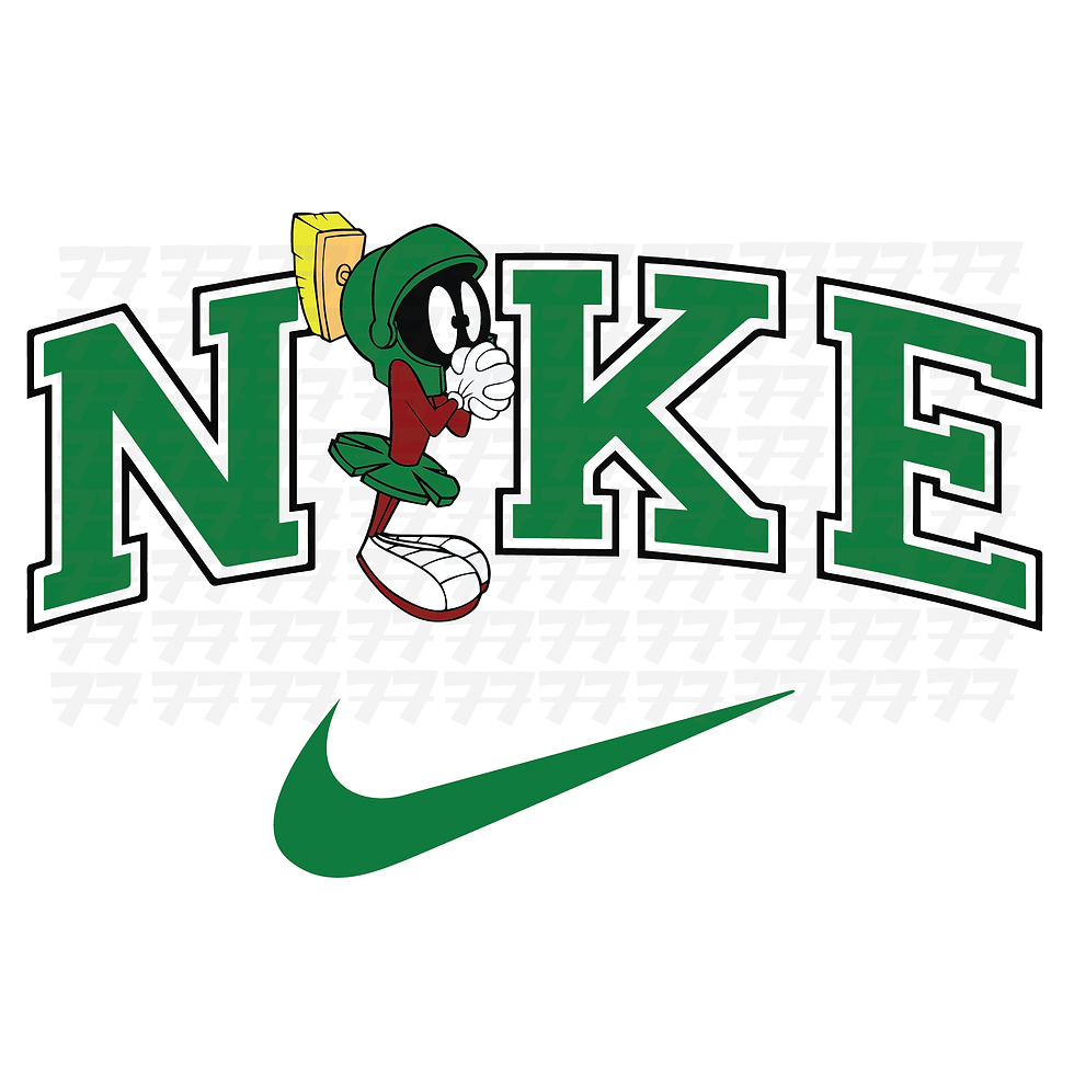 Thumbnail: NIKE MARVIN SVG and PNG - MARVIN THE MARTIAN SVG PNG - 2