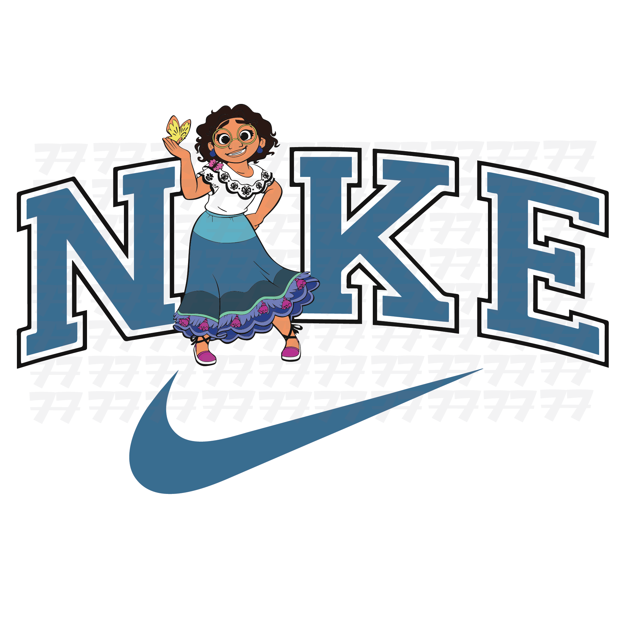 NIKE Mirabel Madrigal SVG and PNG - ENCANTO SVG - MIRABEL SVG