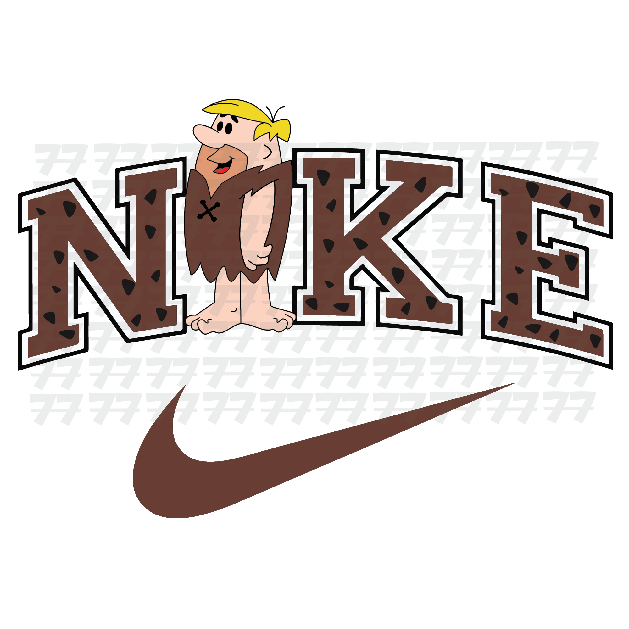 NIKE Barney Rubble - SVG and PNG - FLINTSTONES