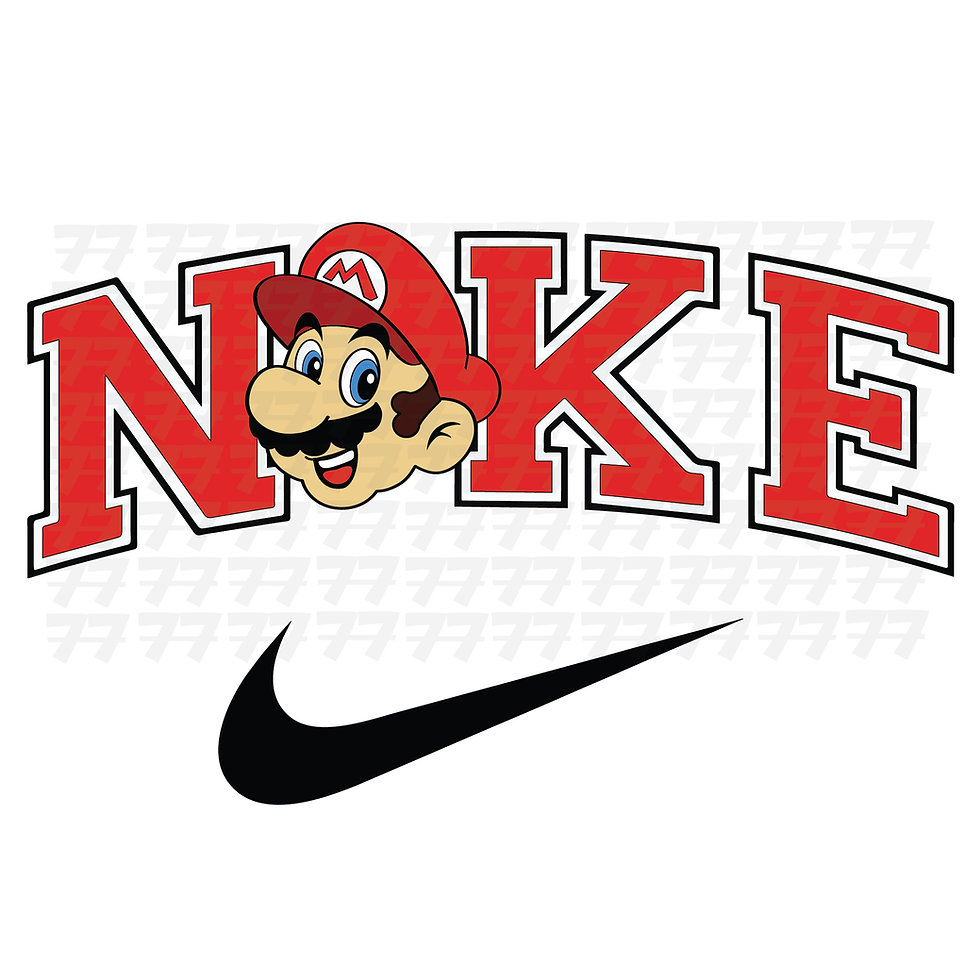 Thumbnail: NIKE MARIO - SVG and PNG - SUPER MARIO BROS