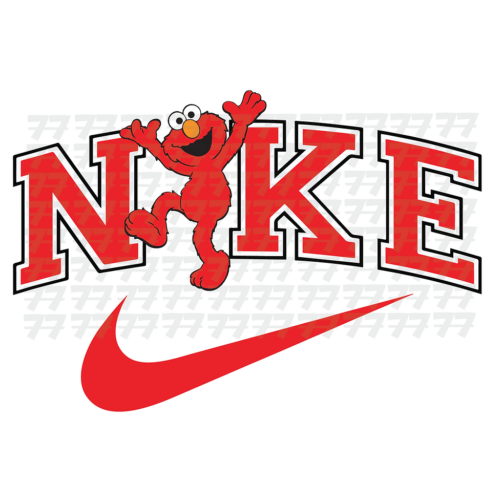 NIKE ELMO - SVG and PNG Files - SESAME STREET