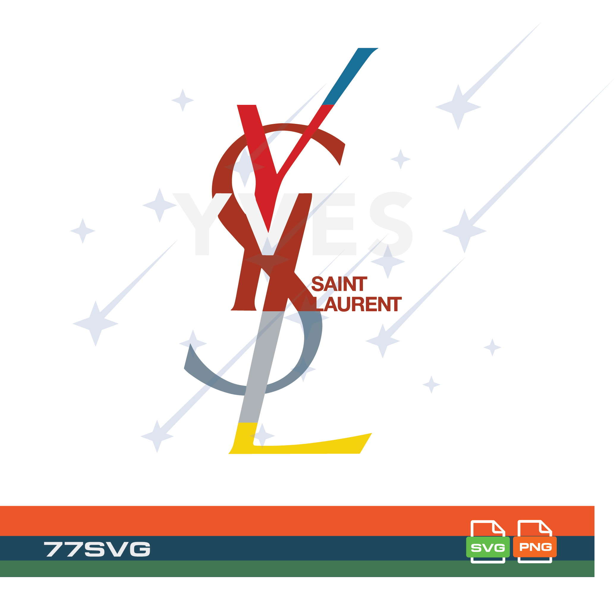 YSL LOGO - YSL SVG - YSL PNG