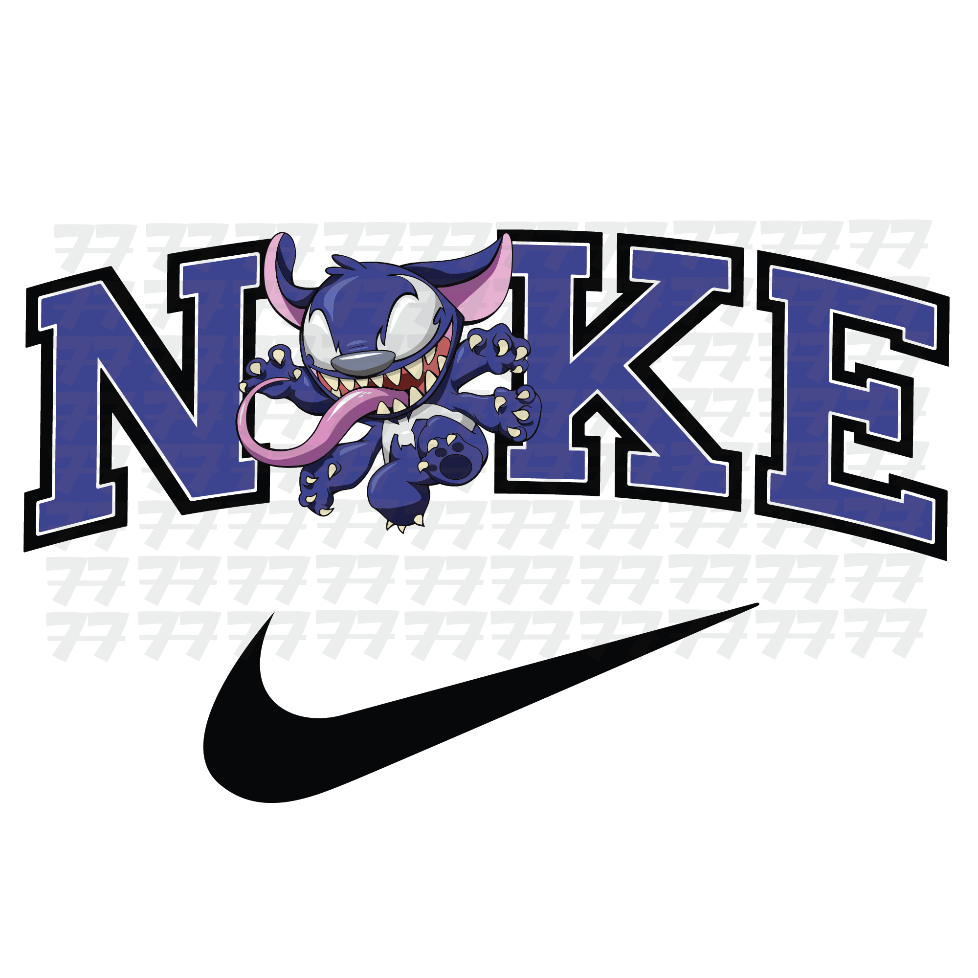 NIKE STITCH VENOM SVG - STITCH VENOM PNG -VENOM SVG - VENOM PNG