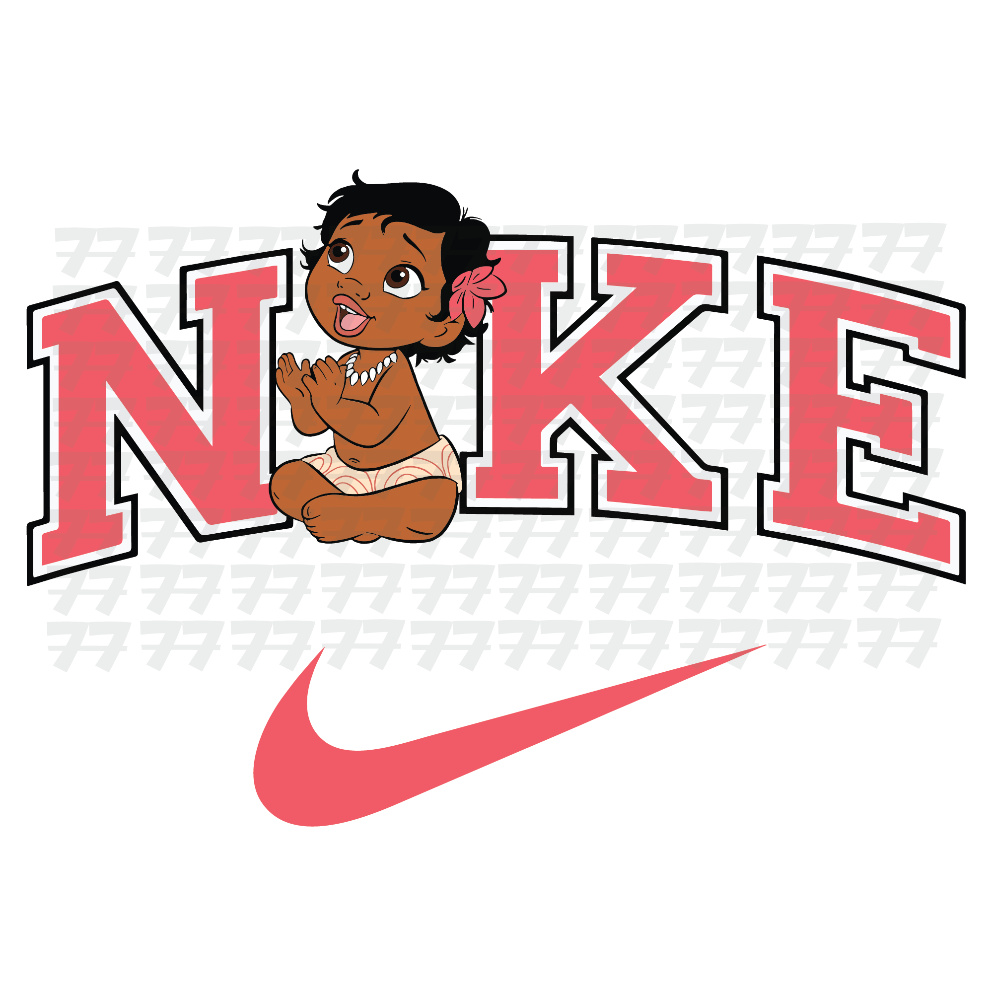 NIKE BABY MOANA SVG and PNG - MOANA PNG - MOANA SVG Kopyası