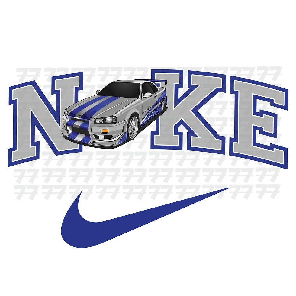 Thumbnail: NIKE NISSAN SKYLINE PNG - FAST AND THE FURIOUS PNG
