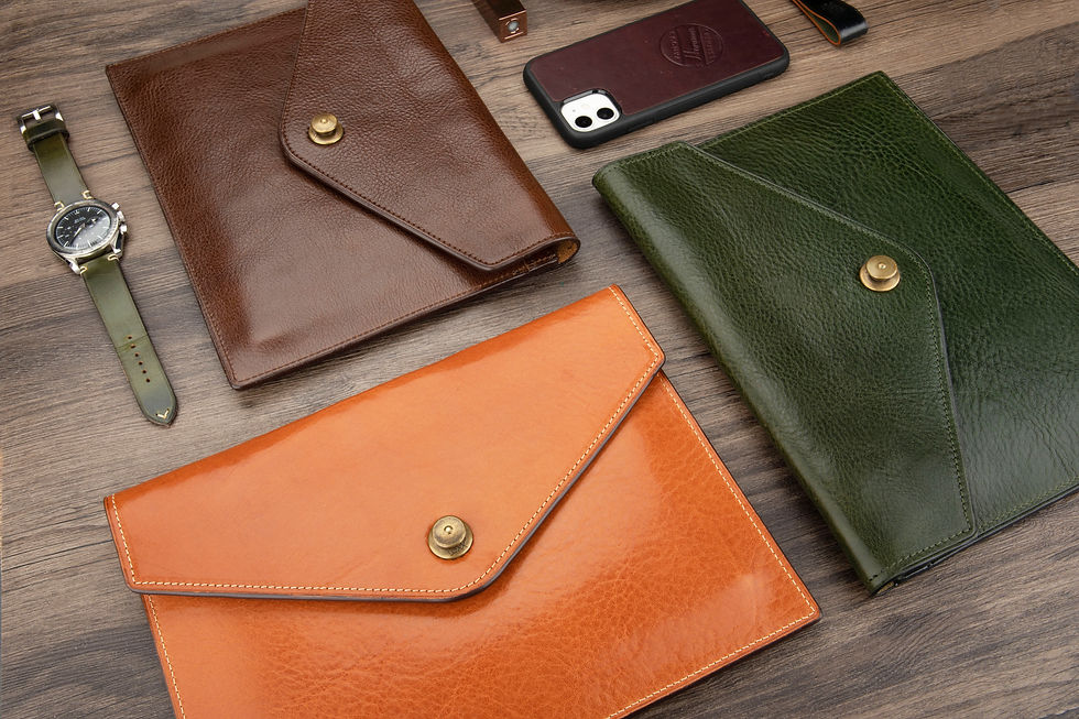 Thumbnail: #401 Lock Pouch in Tochigi Leather