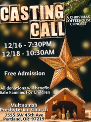 Casting Call: A Christmas Coffeehouse Concert