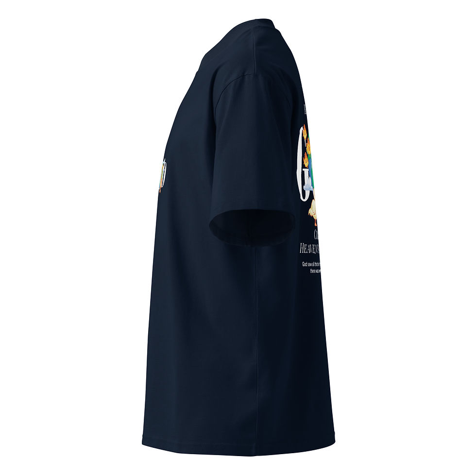 Thumbnail: GOD - Organic oversized high neck t-shirt