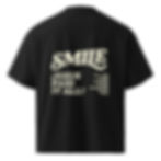 Thumbnail: SMILE - Unisex organic oversized high neck t-shirt