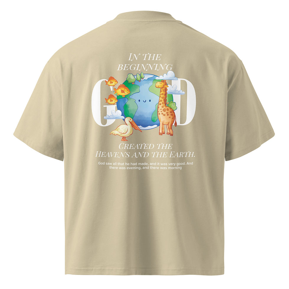 Thumbnail: GOD - Organic oversized high neck t-shirt
