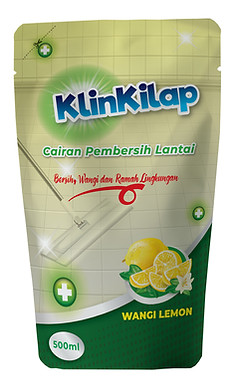 klinkilap Sabun Pembersih lantai lemon 500ml, Indonesia