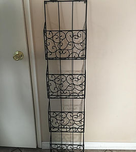 Tall Black Card Holder