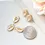 Thumbnail: Gold and Pearl Birth flower Charm