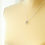 Thumbnail: Tiny Hummingbird Skull Charm Necklace Sterling Silver