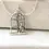 Thumbnail: Celestial Sterling Silver Cat in Window Necklace
