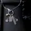 Thumbnail: Sterling Silver Gothic Memento Mori Necklace