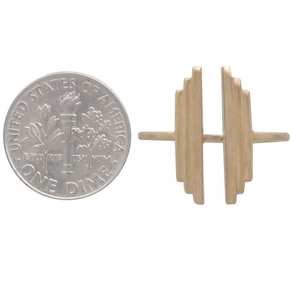 Thumbnail: Bronze Stepped Bar Adjustable Ring