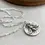 Thumbnail: Sterling Silver Bee Coin Necklace