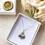 Thumbnail: Sterling Silver Sacred Heart With Flowers Necklace